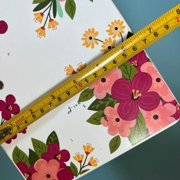 Vintage Metal Floral Bread Box with Roll Door fruit Motif - Picture 9 of 16